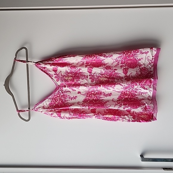 ASOS Floral Lace Trim Lightweight Slip Dress - Picture 1 of 6